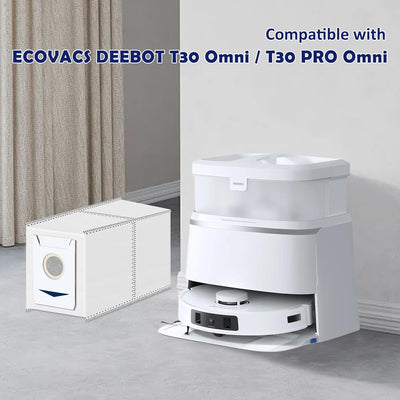 VIEWALL Staubbeutel für Ecovacs DEEBOT T30 Omni/DEEBOT T30 PRO OMNI Saugroboter Absaugstation,Staubb