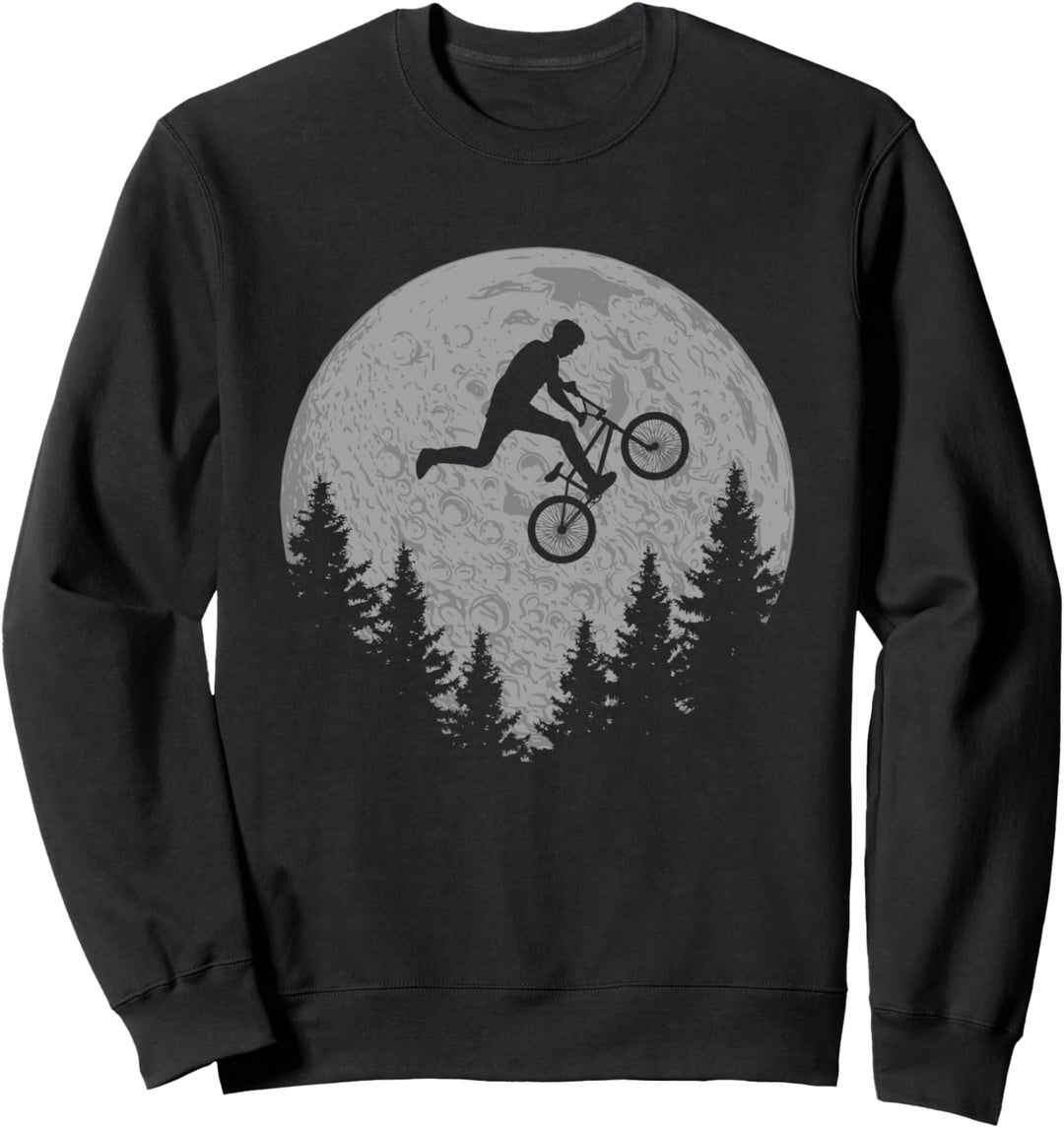 BMX Stunt Dirt Bike Mond Freestyle Fahrer Geschenk Sweatshirt