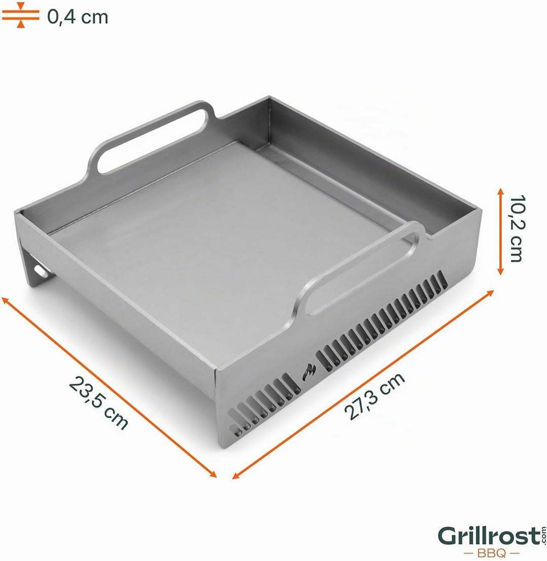 Grillrost.com Das Original Sizzle Plancha Weber und Napoleon - passend für Seitenbrenner und Sizzle