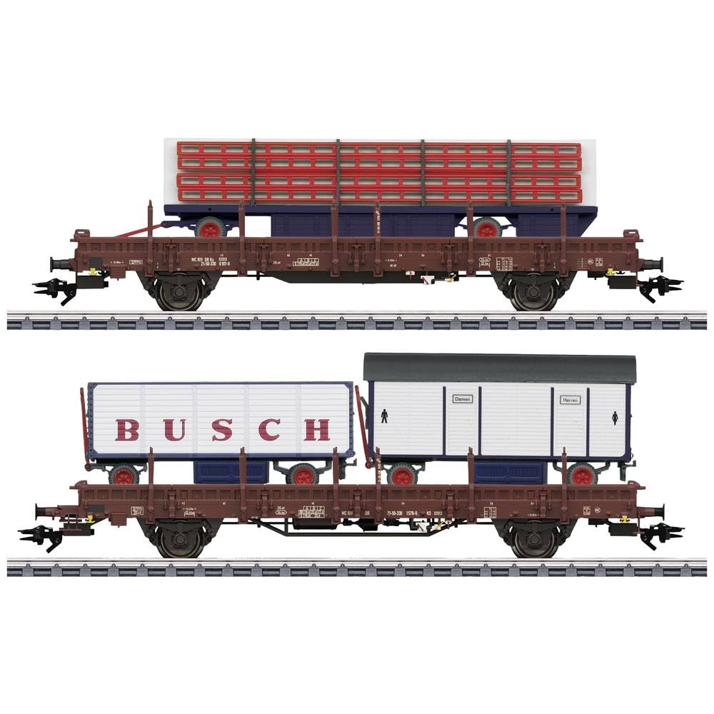 Märklin 45042 H0 2er-Set Güterwagen Zirkus Busch der DR