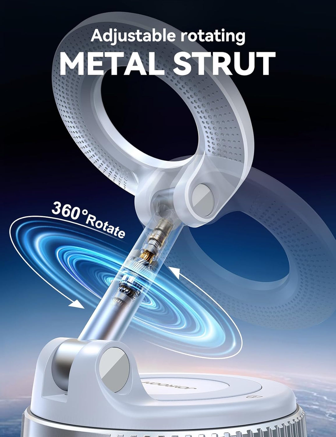 JOYROOM Vakuum Handyhalterung Auto Magnet Faltbar, Saugnapf Handy Halterung Auto Magsafe mit 360° Ve