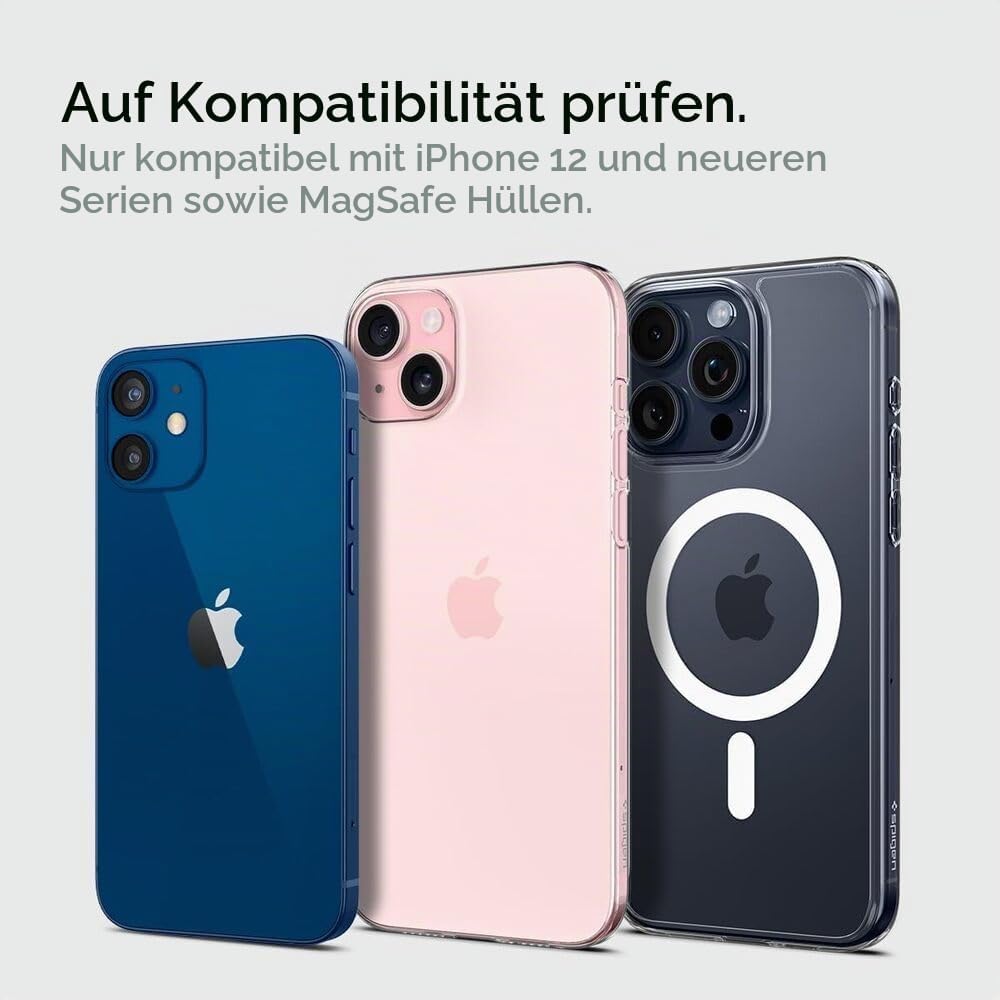 Spigen OneTap Pro 3 15W MagSafe Autohalterung Ladegerät, [MFM(Made for MagSafe) Modul-Zertifiziert],