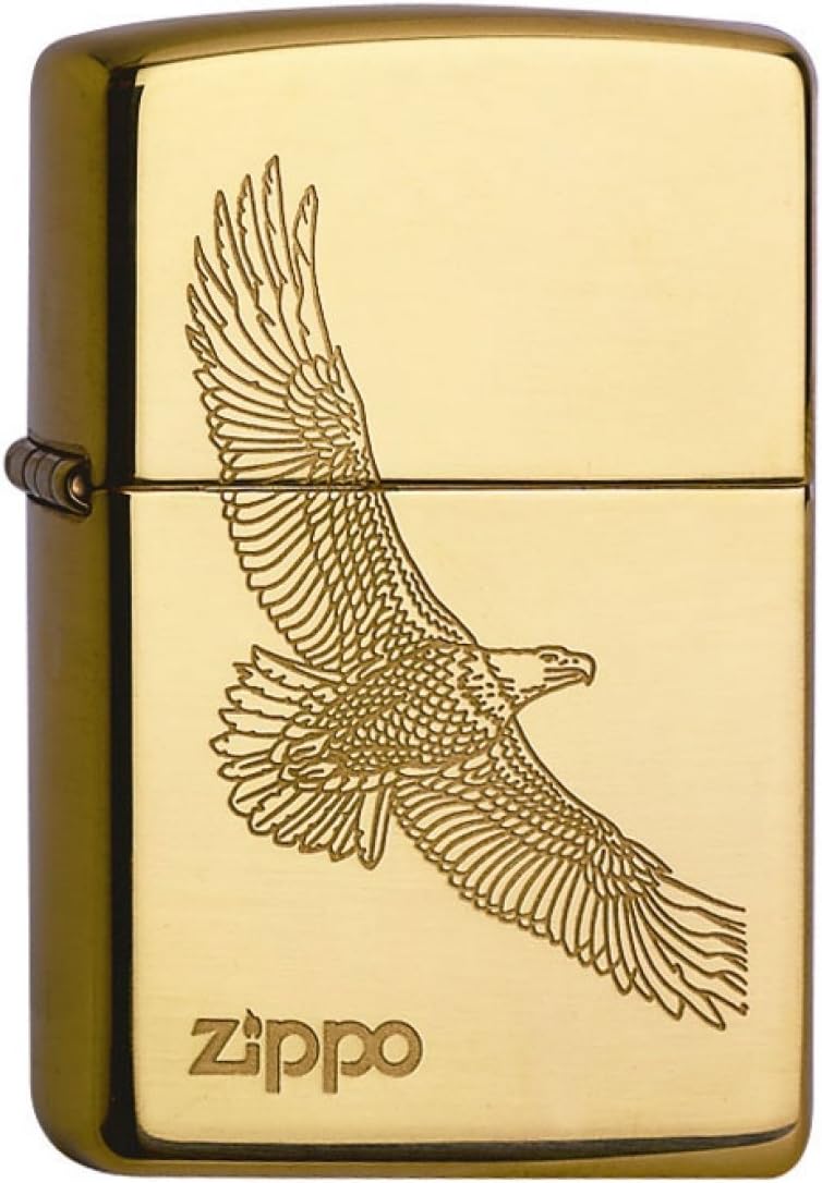 Zippo 1150001 60001332 Eagle Brass Feuerzeug, Messing, Eagle Brass