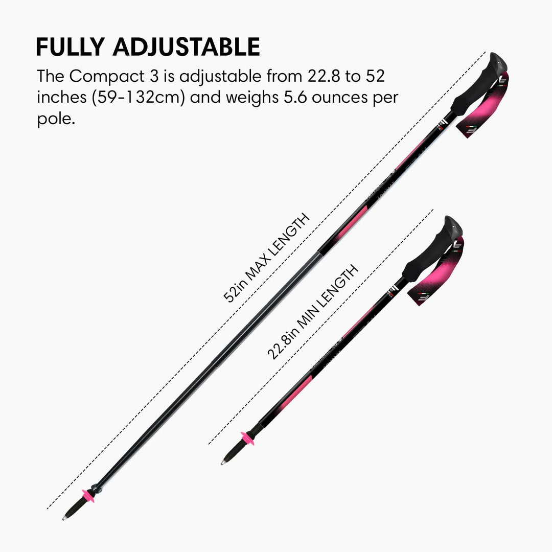 Fizan Compact 3 Pink / EVA-Schaumstoff, Compact 3 Pink / EVA-Schaumstoff