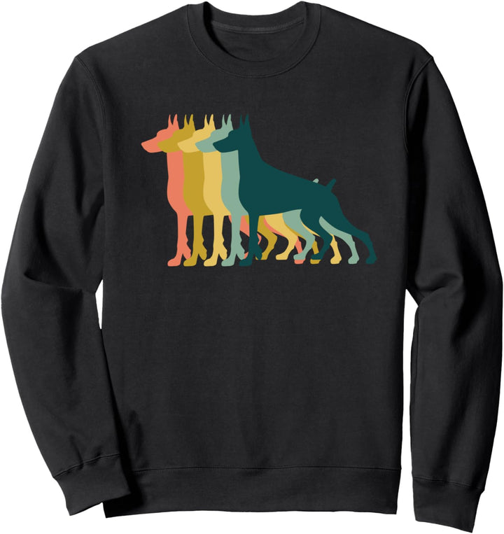 Doberman Dog Lover Retro Pop Art Sweatshirt