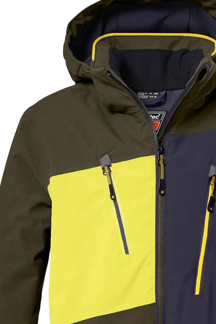 Killtec Jungen Ksw 174 Bys Ski Jckt Skijacke/Funktionsjacke mit abnehmbarer Kapuze und Schneefang, w