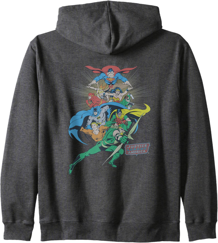 Justice League In League Characters Kapuzenjacke
