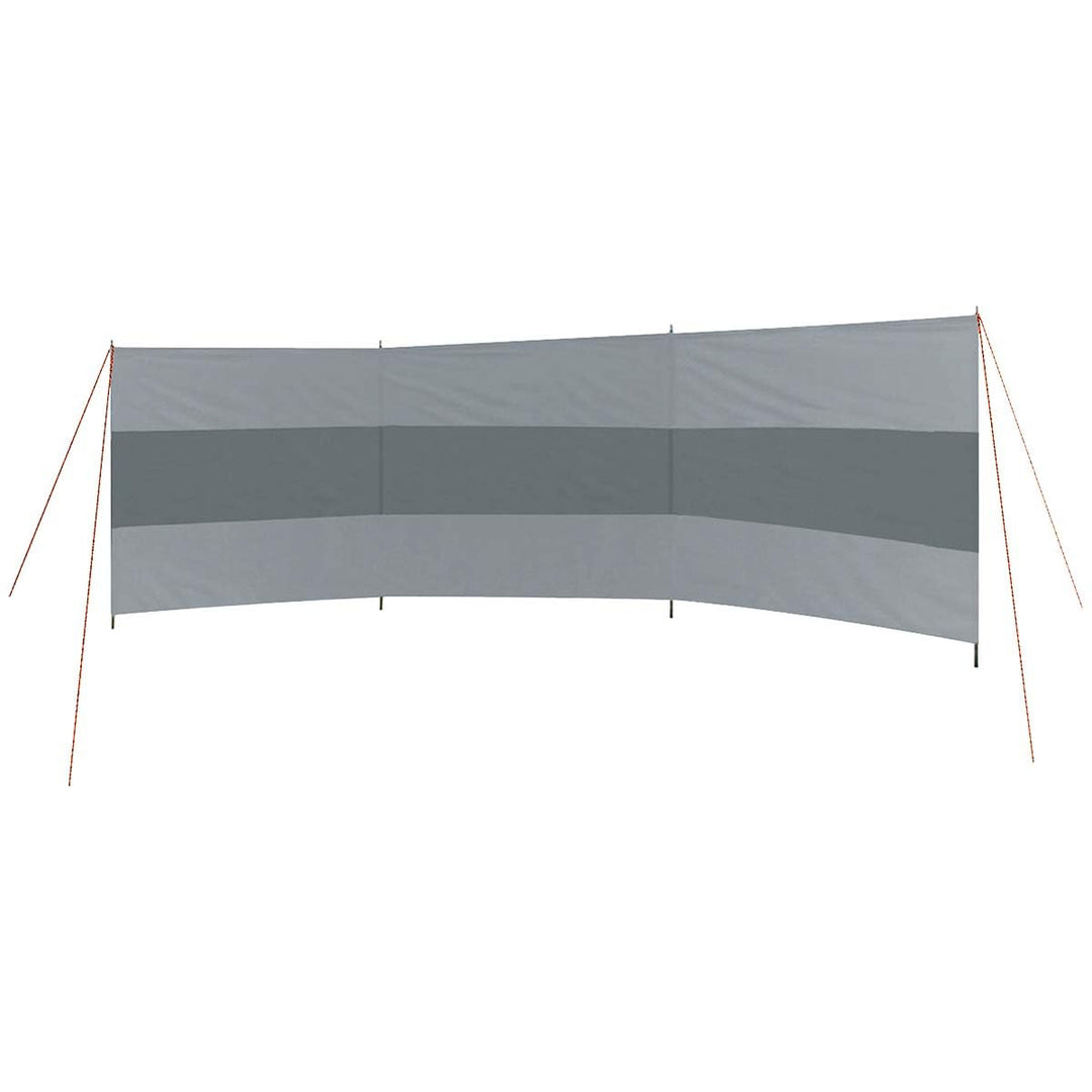 Bo-Camp - Windschutz - Caira Plus - 3-Taschen - 5x1,4 Meter - Mit oberen Balken