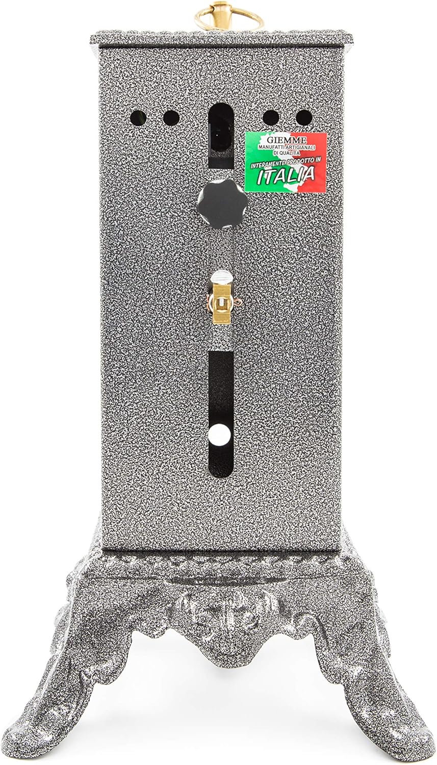 GIEMME B800 Elektrischer Drehspiess – Verstellbarer Drehspiess für BBQ, Grill & Kamin, 220V