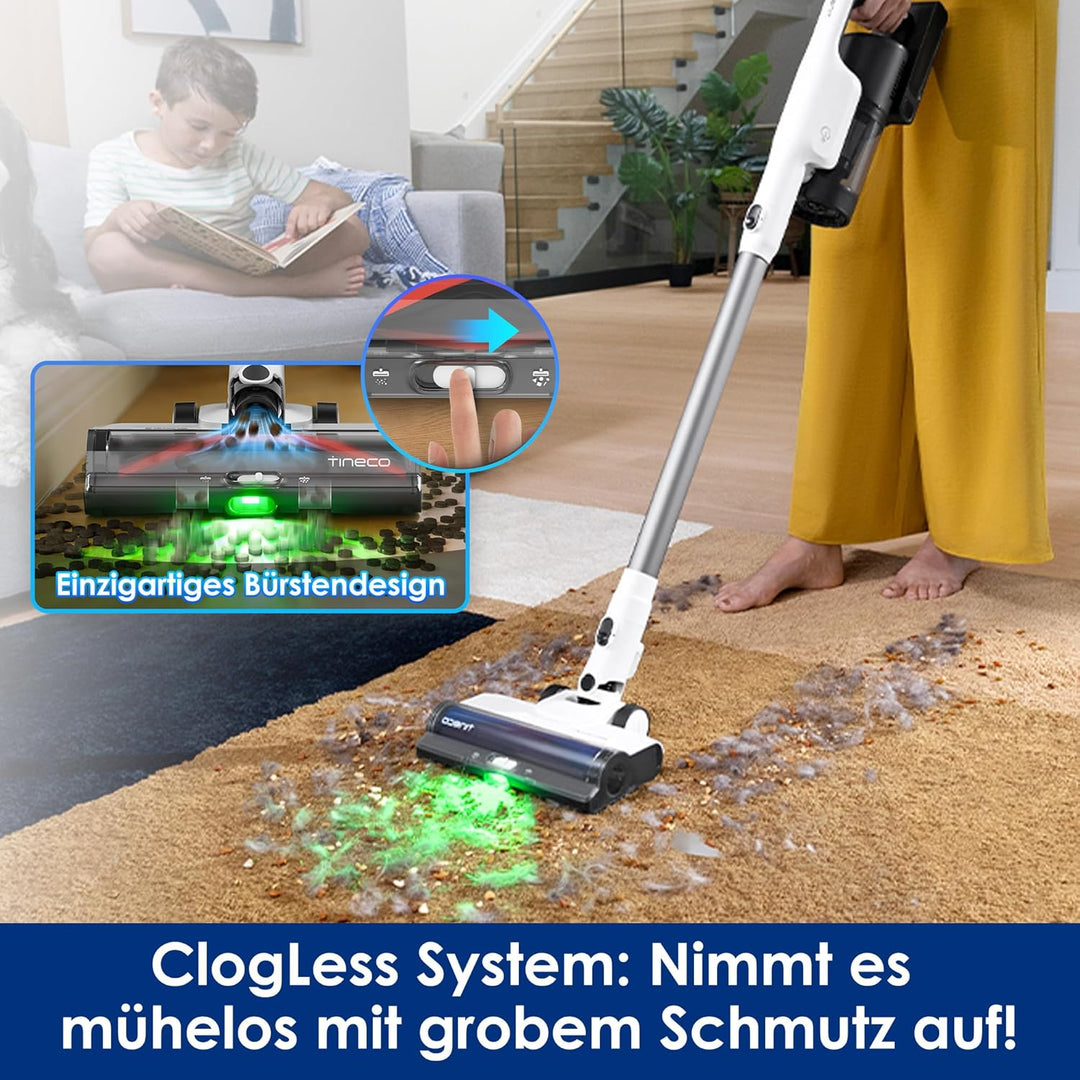 Tineco Pure ONE Station 5 Plus Akku Staubsauger mit 2,5L Absaugstation, Selbstleerung & Selbstrenigu