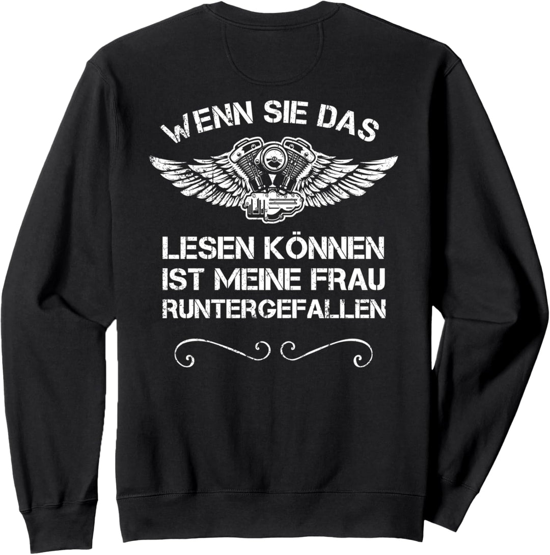 Wenn Sie das lesen können ist meine Frau runtergefallen Sweatshirt