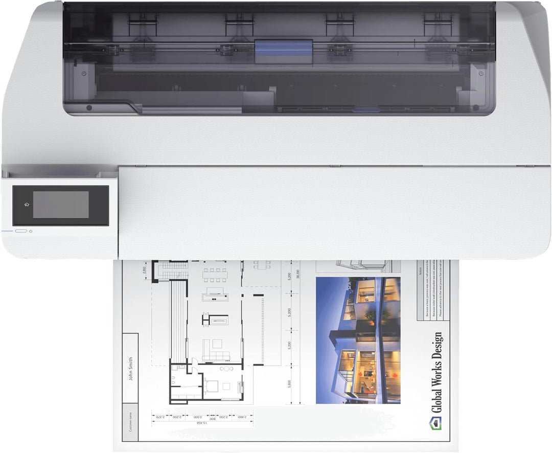 Epson SureColor SC-T3100N Tinten-Grossformatdrucker für CAD/GIS/POS (Drucke bis DIN A1+, Rollendruck