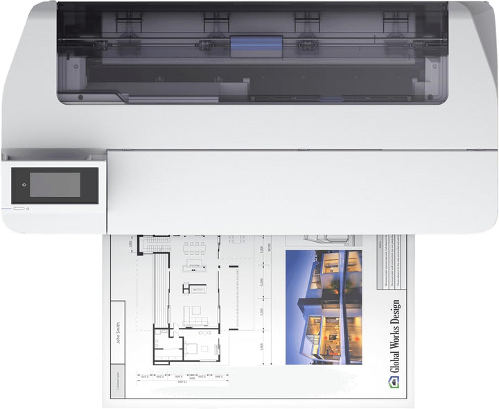 Epson SureColor SC-T3100N Tinten-Grossformatdrucker für CAD/GIS/POS (Drucke bis DIN A1+, Rollendruck
