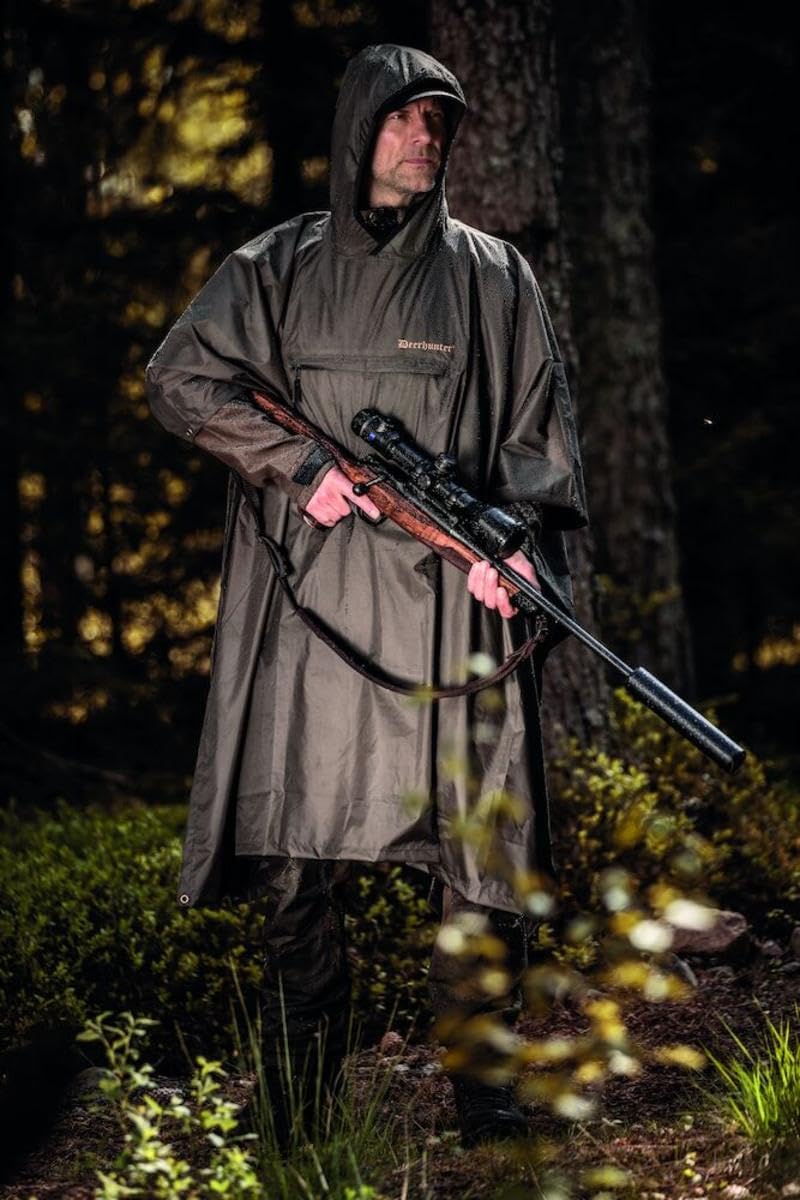 Deerhunter Survivor Regen-Poncho Timber X-Large/XX-Large/XXX-Large Grün, X-Large/XX-Large/XXX-Large