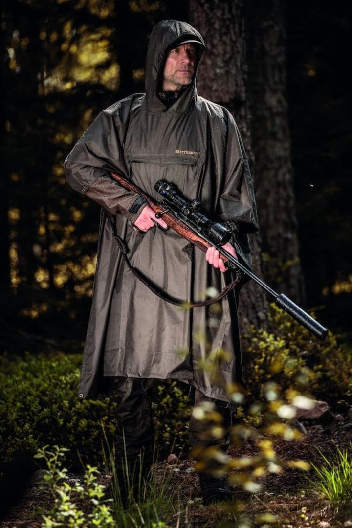 Deerhunter Survivor Regen-Poncho Timber X-Large/XX-Large/XXX-Large Grün, X-Large/XX-Large/XXX-Large