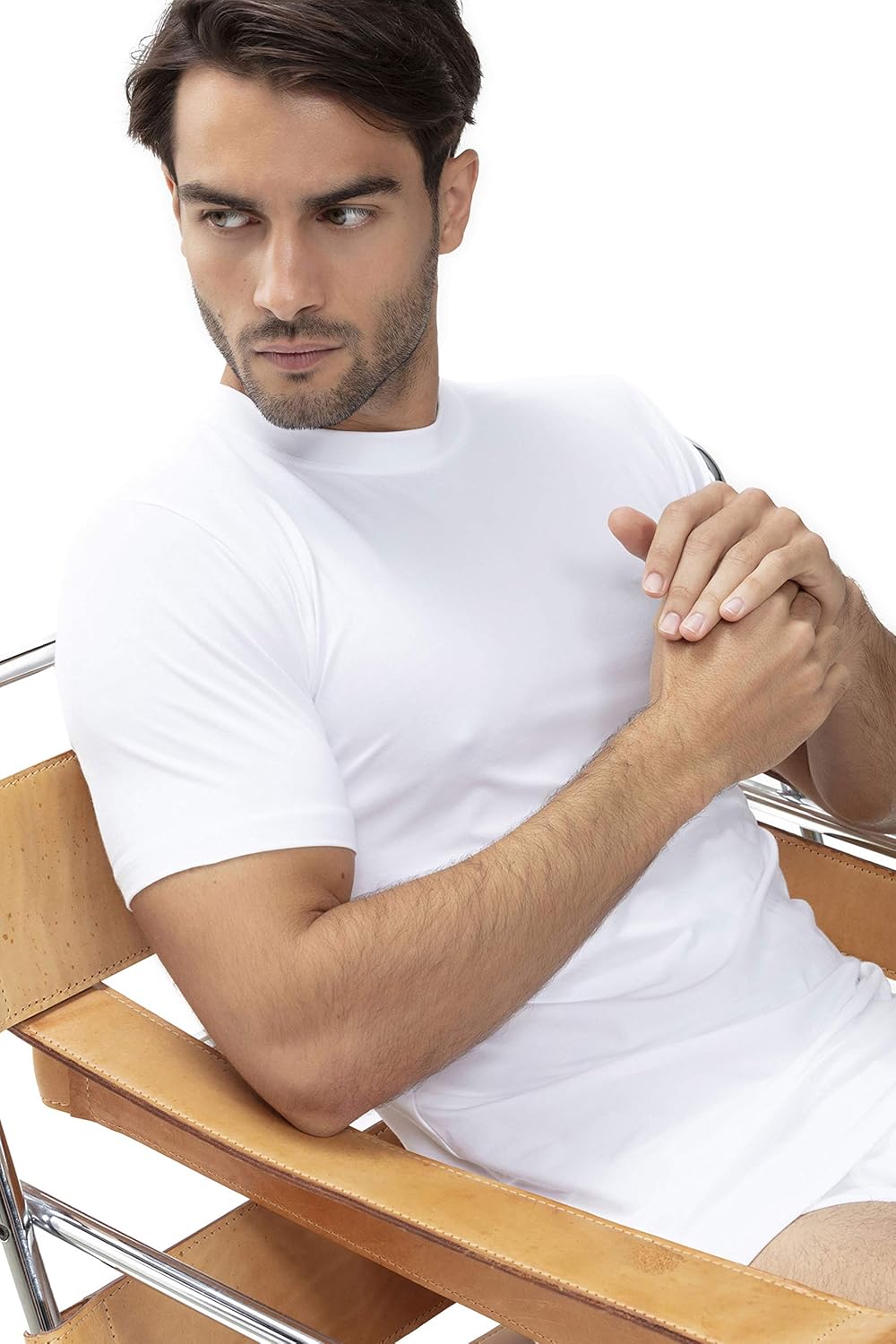 Mey Herren-Unterhemd, 1/2-Arm "Dry Cotton" weiss Grösse 7