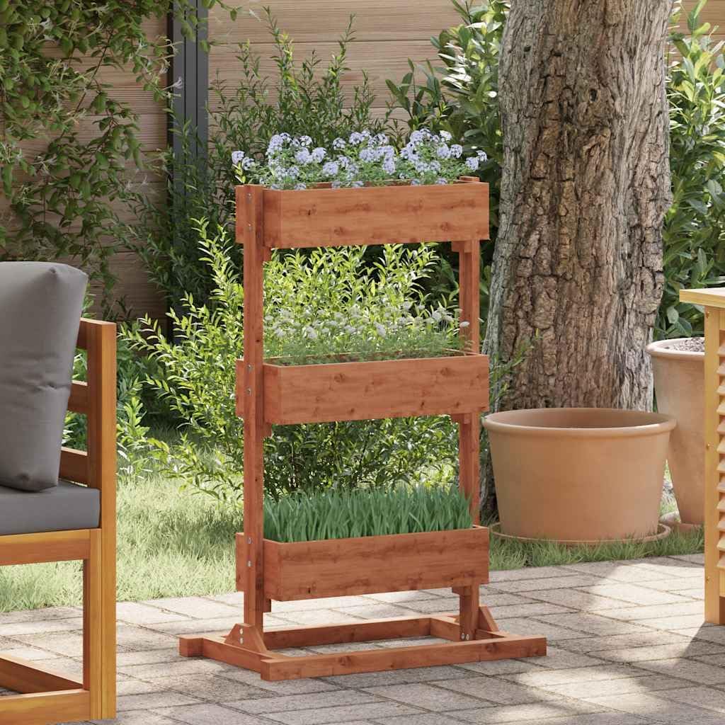 vidaXL Tannenholz Pflanzkübel Blumenkübel Blumenkasten Pflanzkasten Hochbeet Blumentopf Pflanzgefäss