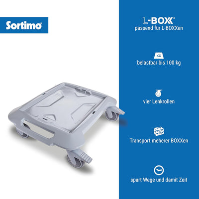 Sortimo 121015412 L-BOXX Roller Single, Single