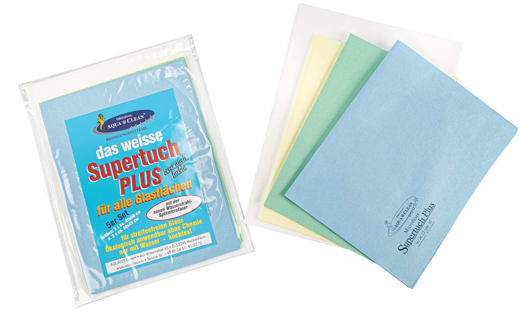 AQUA CLEAN Microfaser Supertuch Plus 5er Set