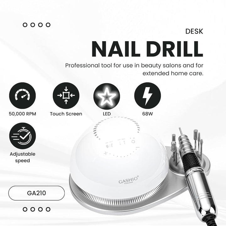 Nagelfräser für Gelnägel | Nail Drill 68W | Elektrische Nagelfeile | Maniküre Pediküre Set Elektrisc