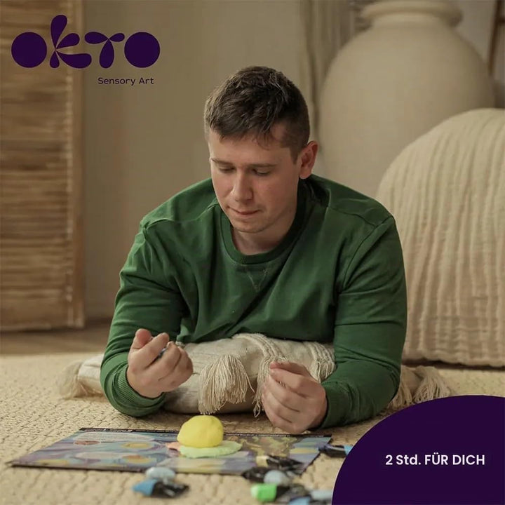 OKTO - Oktoclay Starry Night Set mit Schaumschaum, 10005, mehrfarbig, Einheitsgrösse