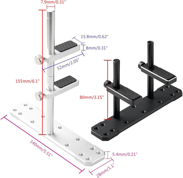 Aluminium Grafikkarten GPU Halterung, universeller VGA Grafikkartenhalter, verstellbare Slot Karten