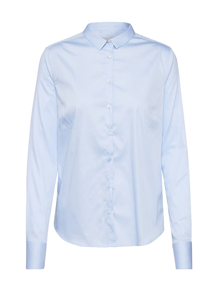 MOS MOSH Damen Bluse Tilda Sustainable Shirt S Hellblau, S Hellblau
