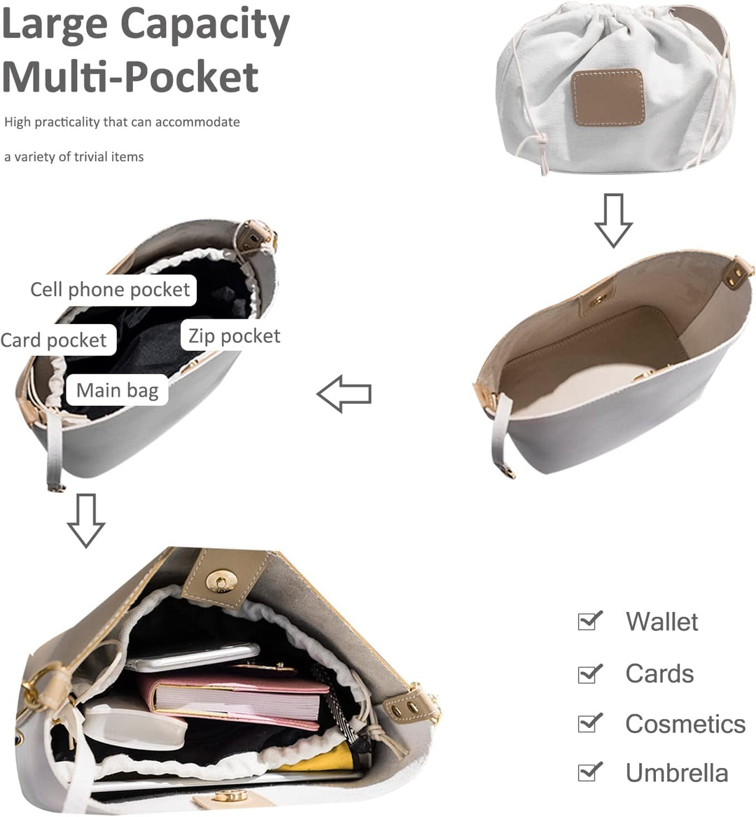 NICOLE &amp; DORIS Frauen Tasche Mittelgrosse Umhängetasche Designer Schultertaschen Weiche Ledertasche