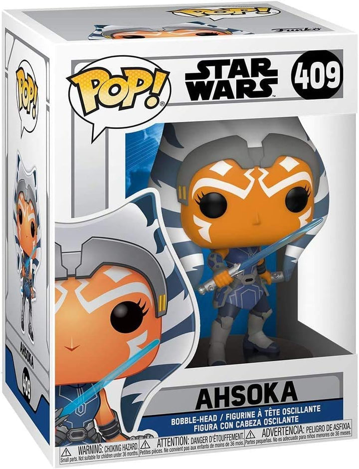 POP Star Wars: Clone Wars - Ahsoka Tano Funko Vinyl Figure (Bundled with Compatible Pop Box Protecto
