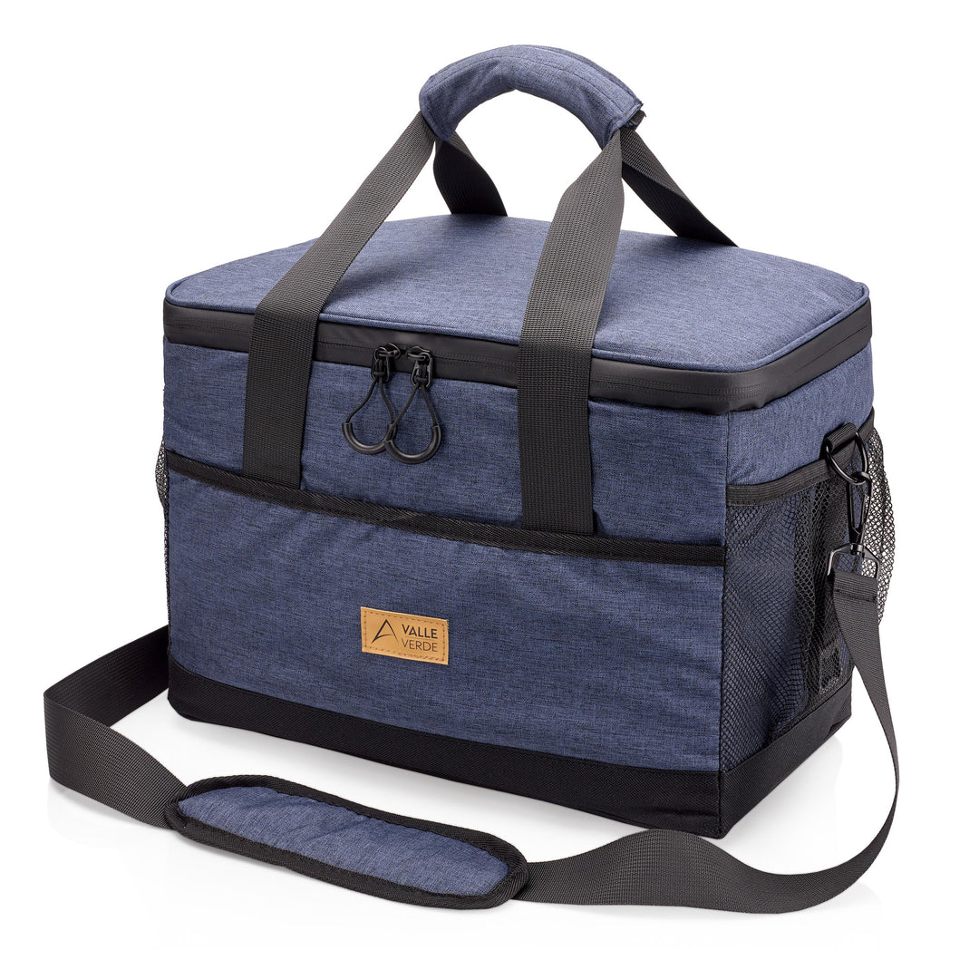 Valle Verde Multifunktionale Kühltasche – Kühlbox mit 4-lagiger Isolierung, Auslaufsicher, mit Seite