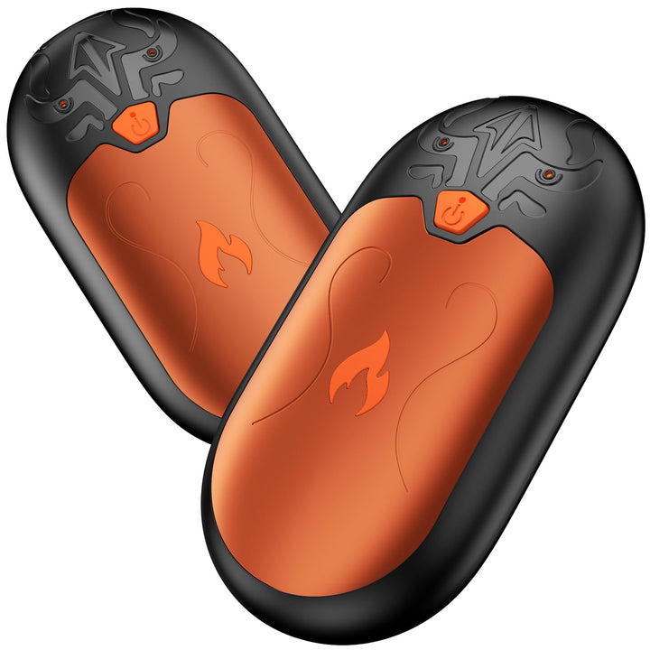 Handwärmer Wiederaufladbar 8000mAh, 2 Pack Handwärmer Elektrische mit 24 Stunden Wärme, Tragbarer Ta