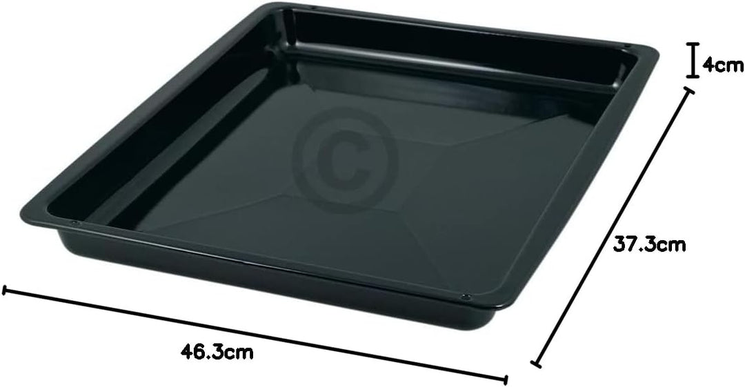 Backblech hoch kompatibel mit beko 219440101 Blech Kuchenblech Pizzablech für Backofen emaillierte F