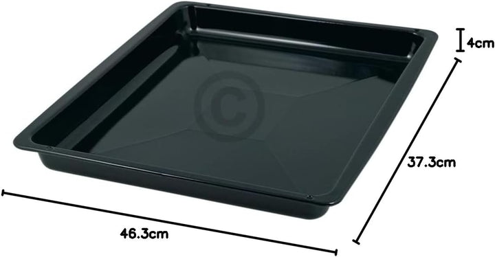 Backblech hoch kompatibel mit beko 219440101 Blech Kuchenblech Pizzablech für Backofen emaillierte F