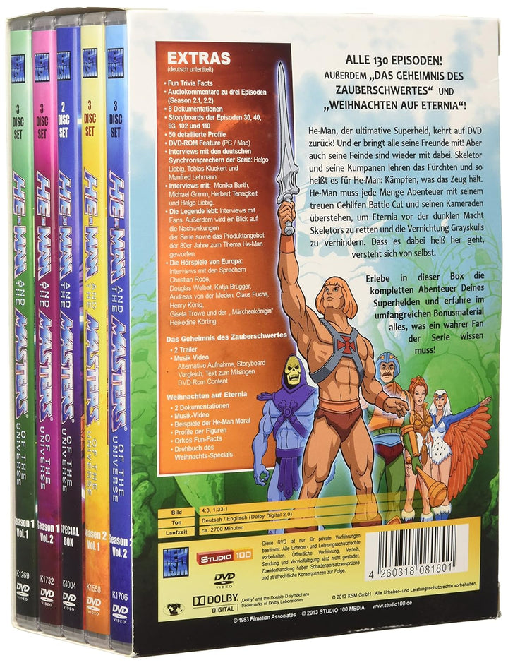 He-Man and the Masters of the Universe - Komplette Serie (14 Disc Set), DVD