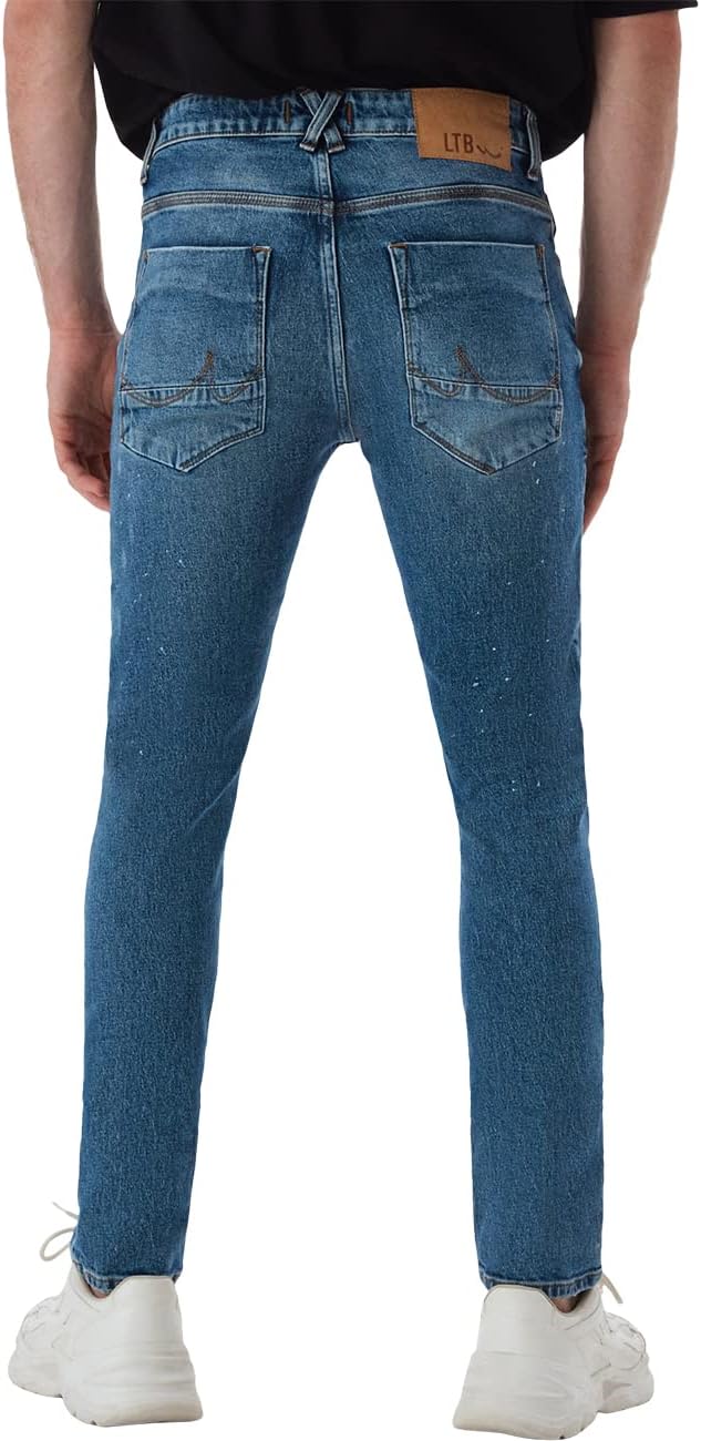 LTB Herren Jeans Joshua - Slim Fit - Blau - Calder Undamaged Wash W29-W40 31W / 30L Lemos Safe Wash