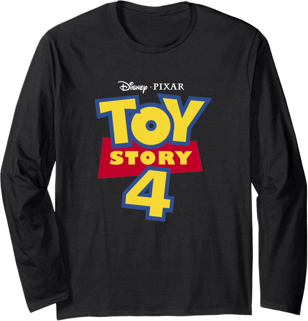 Disney Pixar Toy Story 4 Movie Logo Langarmshirt