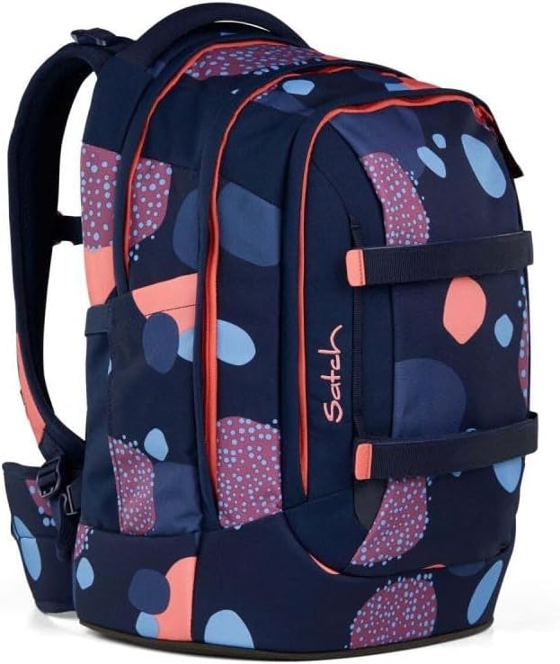 Satch pack Schulrucksack Set 2tlg. inkl. Schlamperbox (Coral Reef), Coral Reef