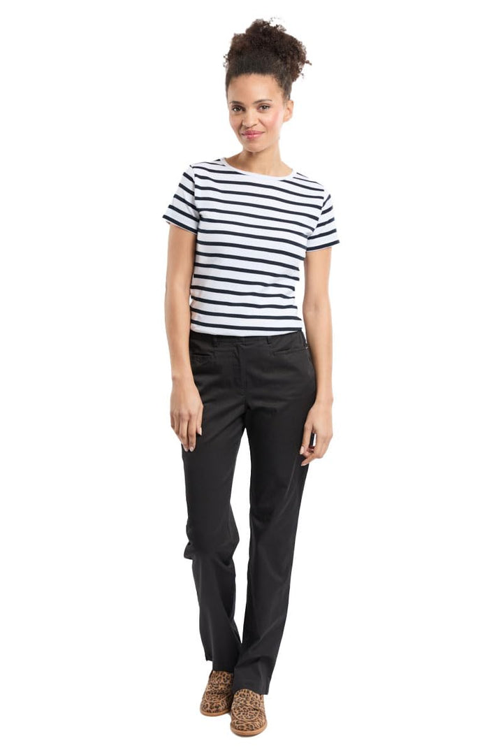 Armor Lux Damen Trimaran Klassische Hose 38 Schwarz, 38 Schwarz