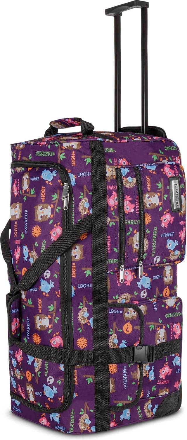 normani Reisetasche 80 L Reise-Trolley Jumbo XXL Big-Travel mit 3 Rollen und grossem Hauptfach - rie