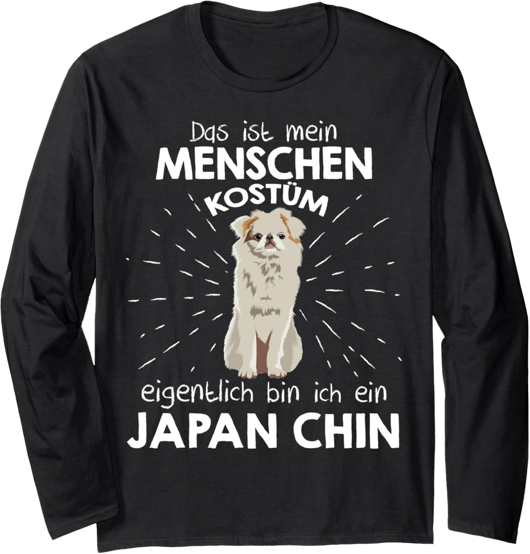 Mein Menschen Kostüm Bin ich ein Japan Chin Langarmshirt