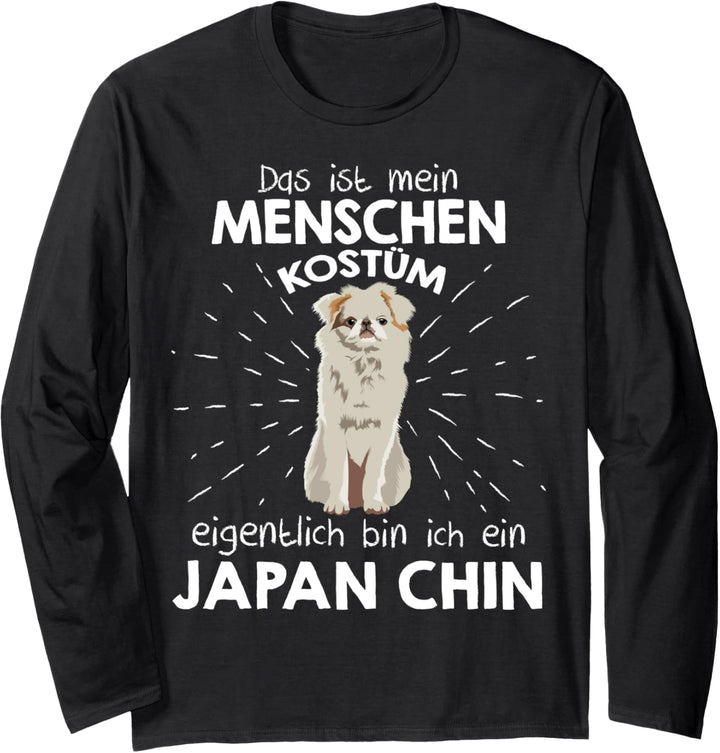 Mein Menschen Kostüm Bin ich ein Japan Chin Langarmshirt