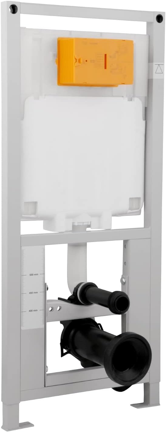 Vorwandelement für Wand-WC , Sitzhöhe verstellbar von 400 - 500 mm