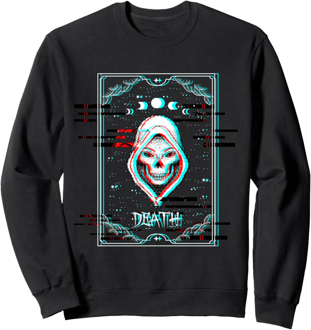 Death - Tarot Card Moon Gothic Okkult Sweatshirt