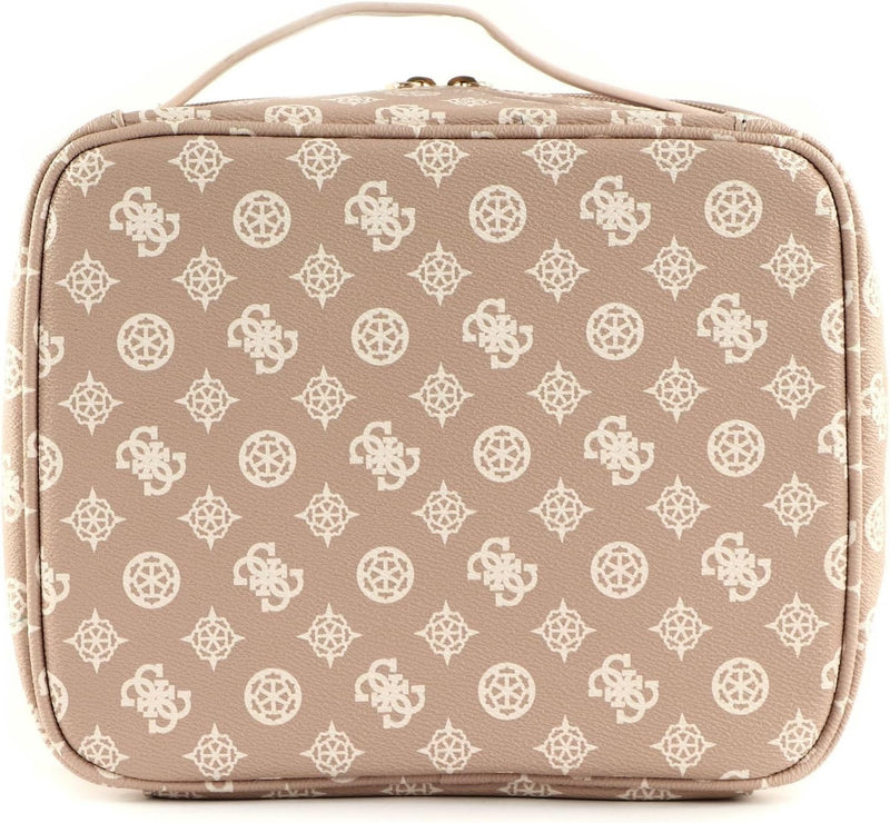 GUESS Wilder Travel Cosmetic Organizer Case Nude/Blush Multi