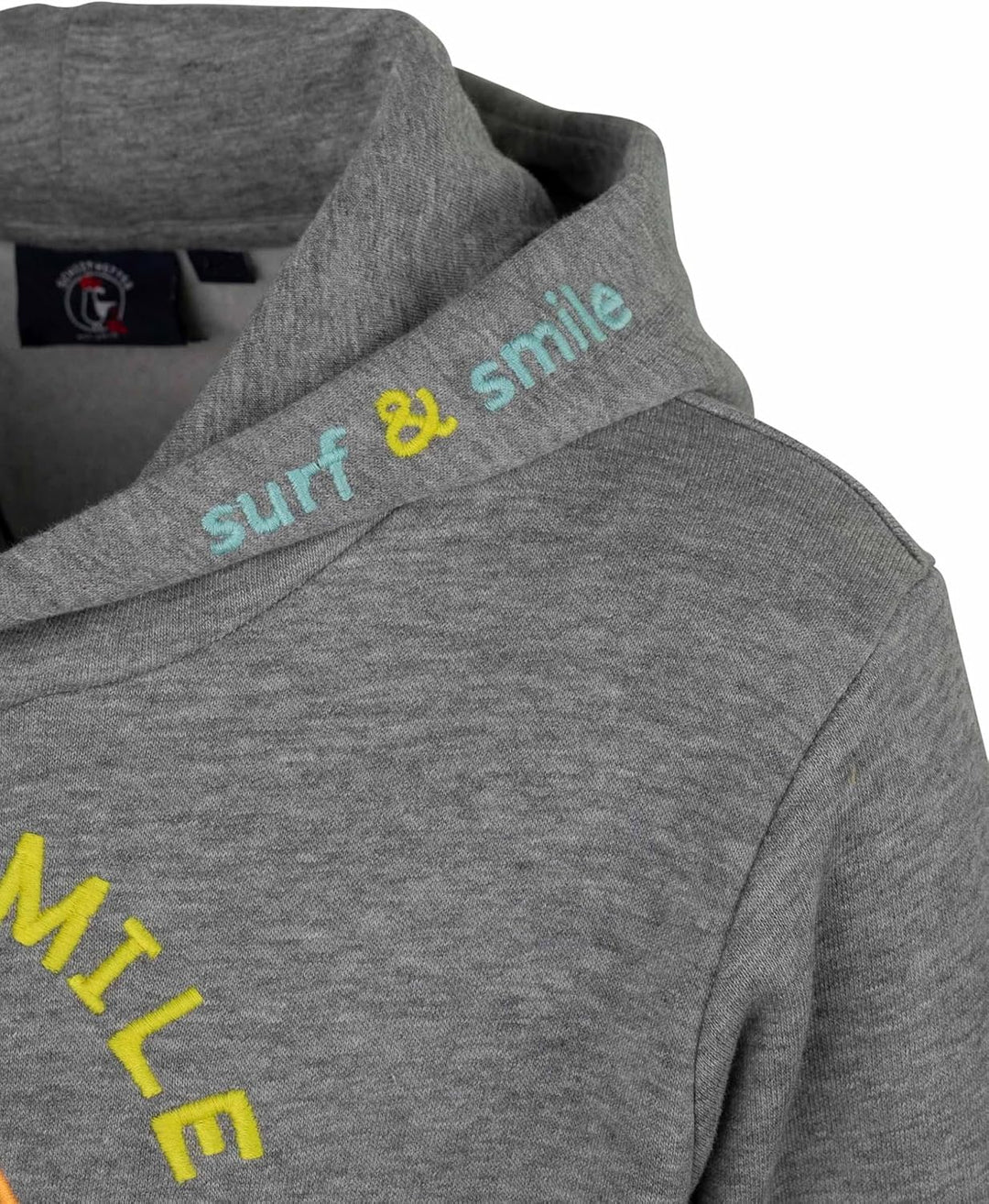 SCHIETWETTER Unisex Kinder Hoodie Haifisch Jost, Kapuzenpullover für Mädchen und Jungs, Sweater mit