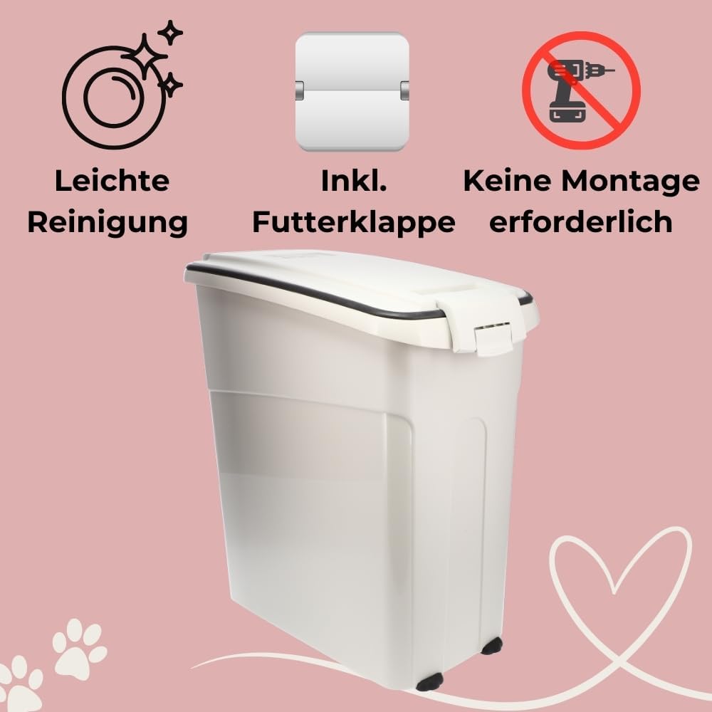 GarPet Futtertonne Luftdicht mit Deckel Futtertonne Pferd Hund Hundefutter Aufbewahrung Hundefutter