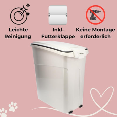 GarPet Futtertonne Luftdicht mit Deckel Futtertonne Pferd Hund Hundefutter Aufbewahrung Hundefutter