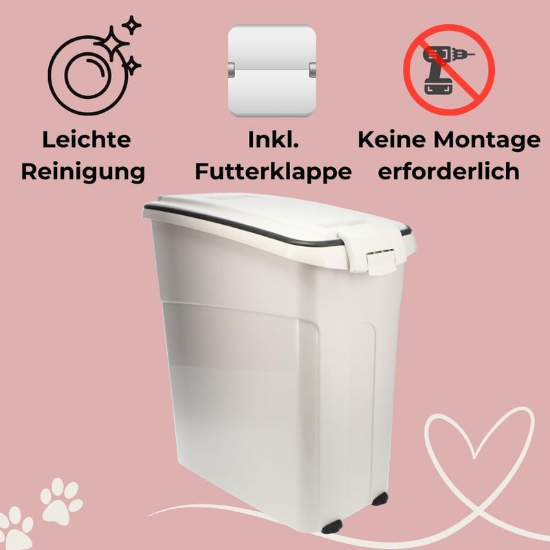 GarPet Futtertonne Luftdicht mit Deckel Futtertonne Pferd Hund Hundefutter Aufbewahrung Hundefutter