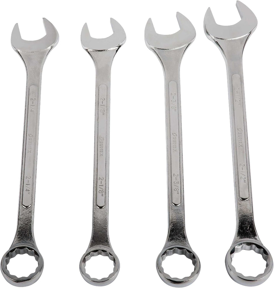 Sunex 9604 Super Jumbo SAE Ringmaulschlüsselsatz, 4-teilig SAE Super Jumbo Kombi-Set, SAE Super Jumb