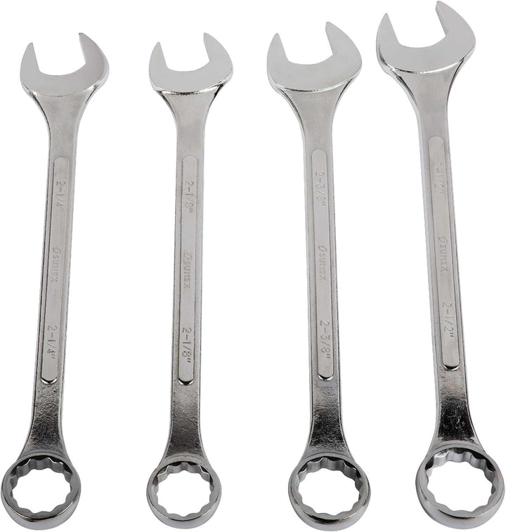 Sunex 9604 Super Jumbo SAE Ringmaulschlüsselsatz, 4-teilig SAE Super Jumbo Kombi-Set, SAE Super Jumb
